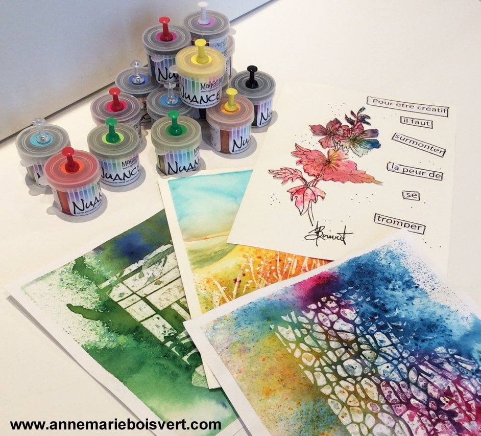 Couleurs en poudre soluble à l&rsquo;eau NUANCE