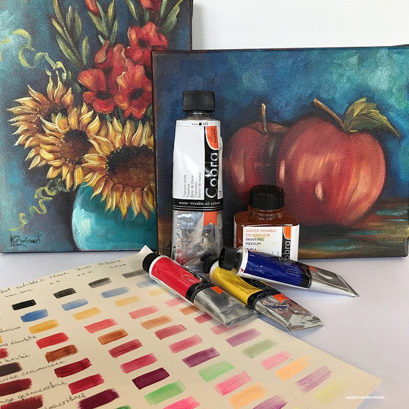 Les peintures à l’huile soluble à l’eau