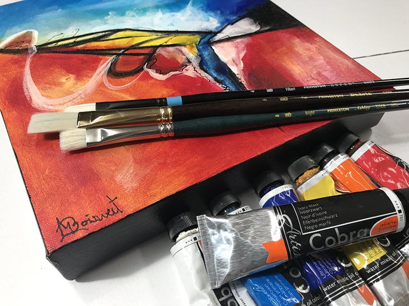 Peinture à l’huile soluble à l’eau Cobra : Vidéo démonstration