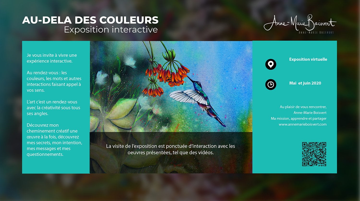 Exposition au-delà des couleurs, galerie