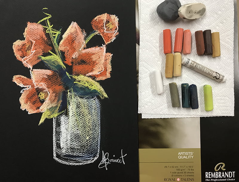 Le pastel sec Rembrandt